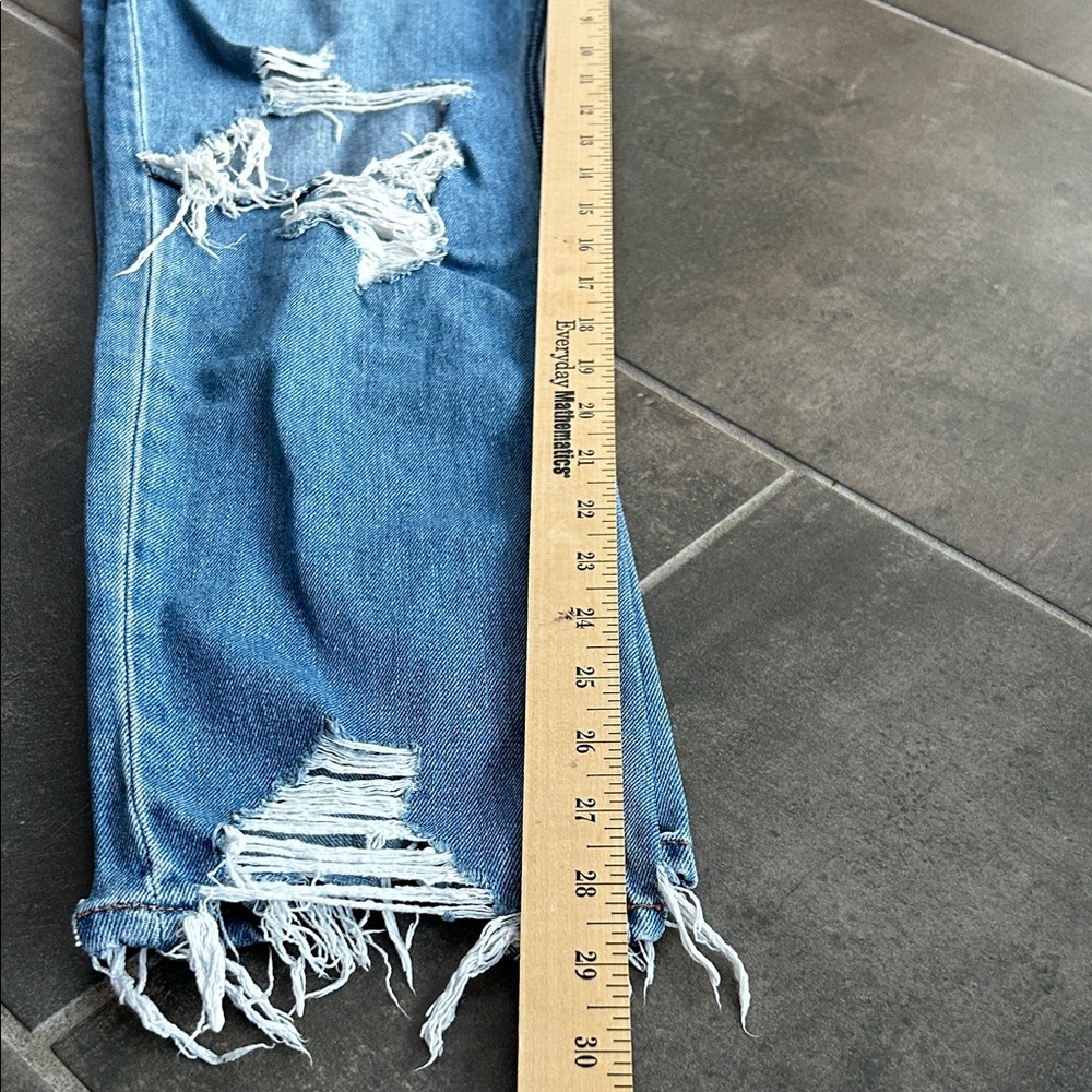 American Eagle Outfitters Distressed Mom Jeans - Picture 6 of 11